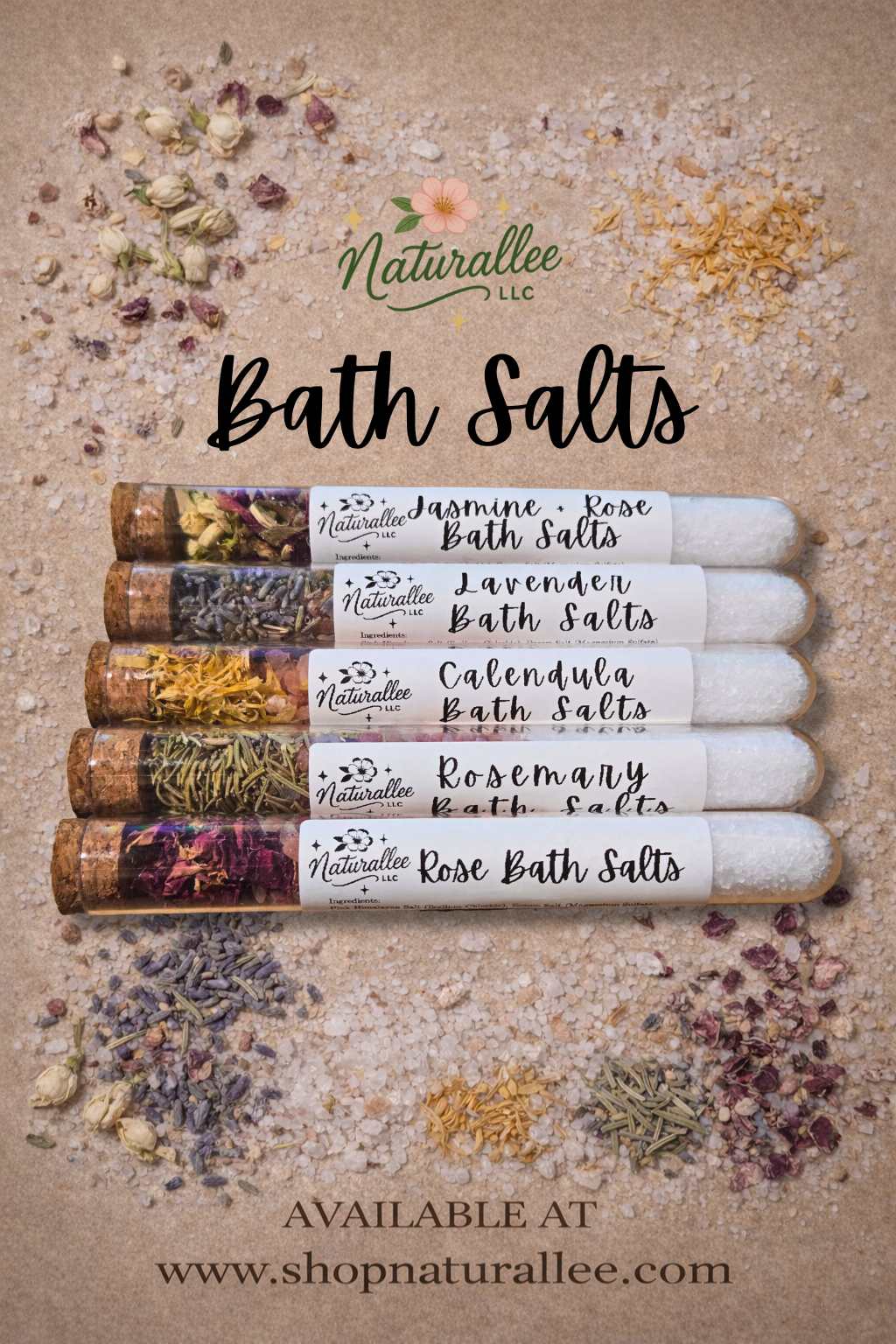 tubed bath salts