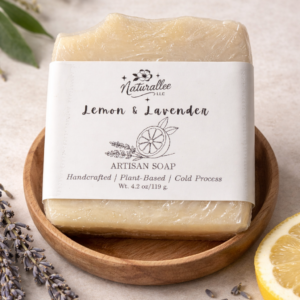 lemon & lavender soap bar